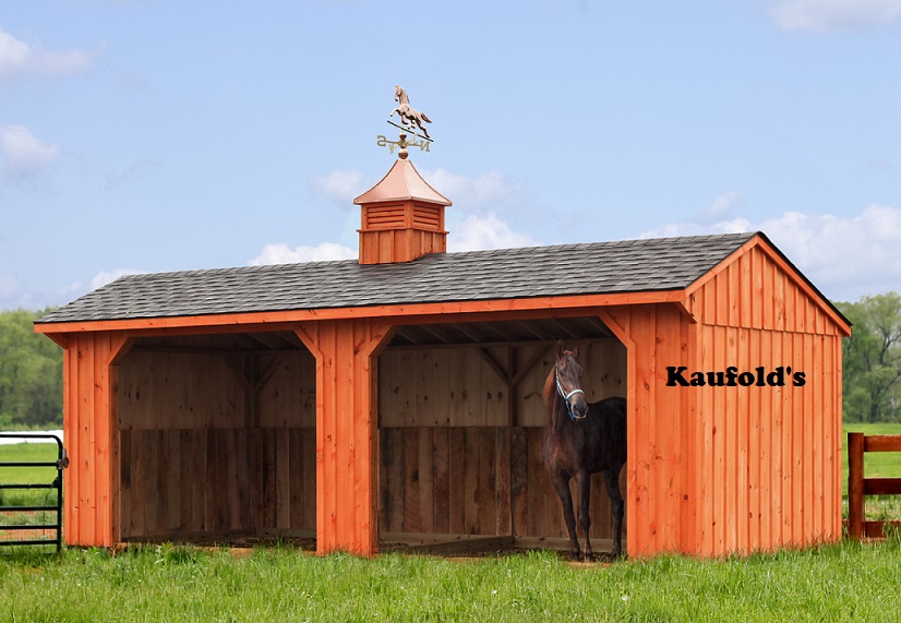 10x24 run in horse barn long island amish
